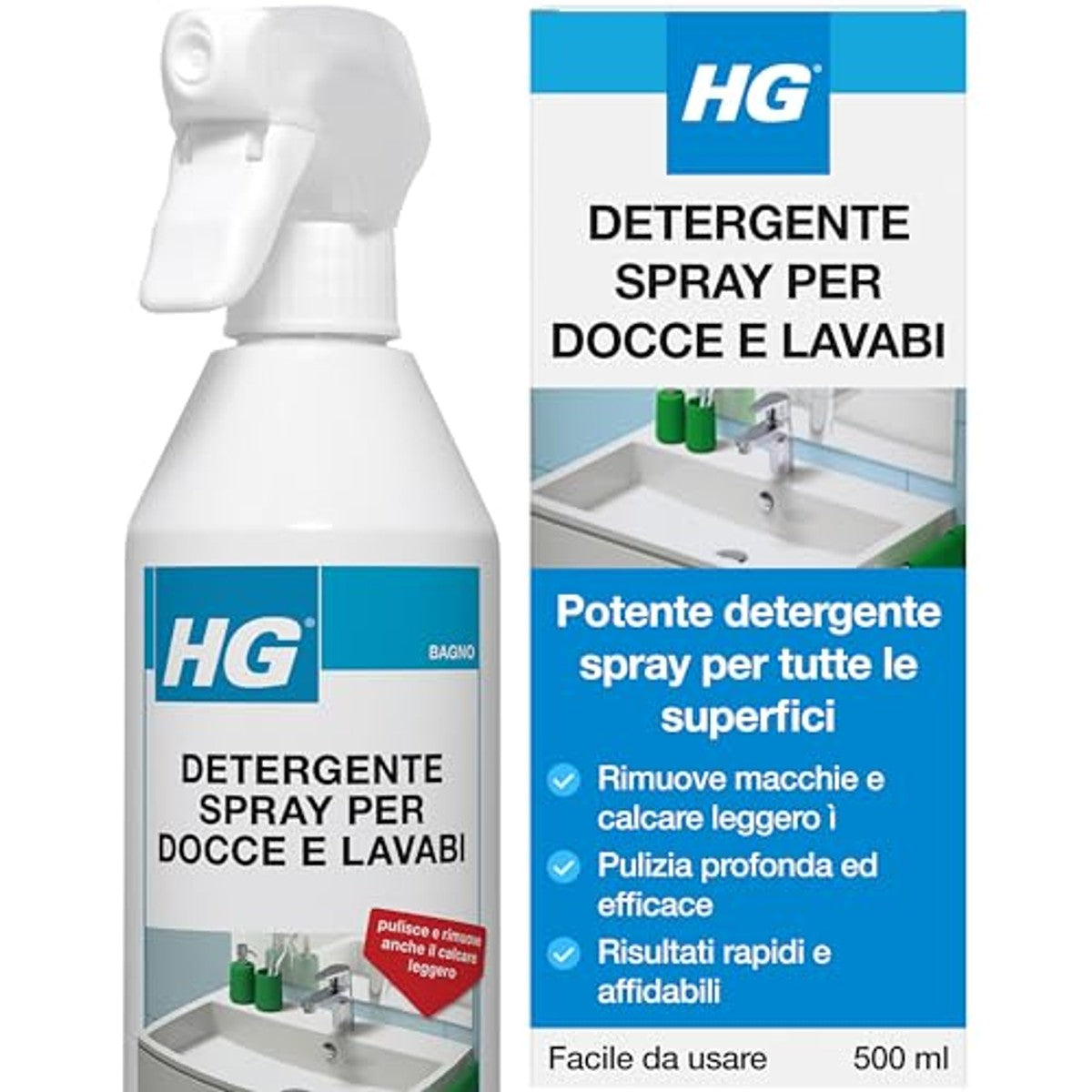 HG Badkamerreiniger spray 3 x 500 ml - Voordeelverpakking