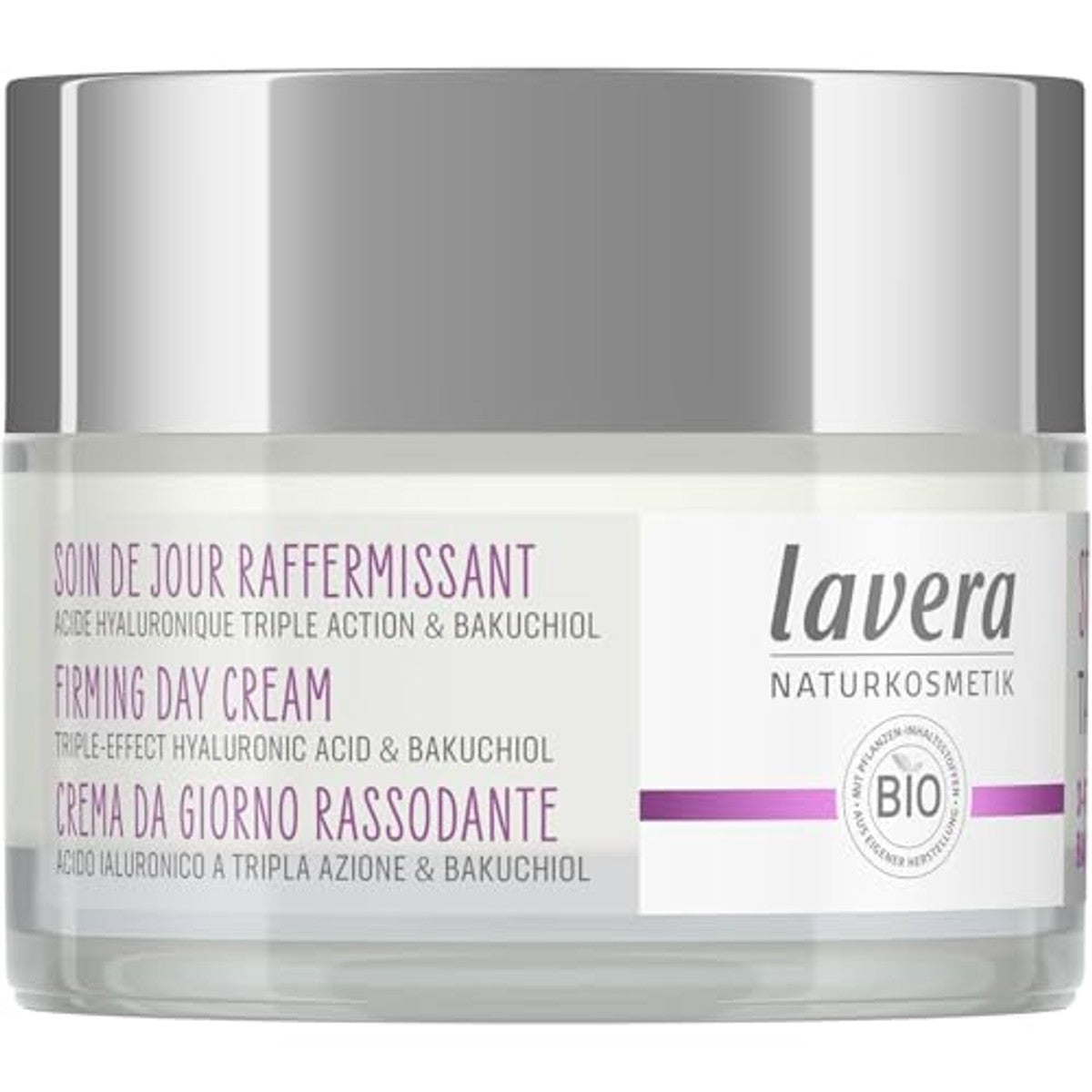 lavera Verstevigende dagverzorging 3-voudig hyaluron 3 x 50 ml - Voordeelverpakking