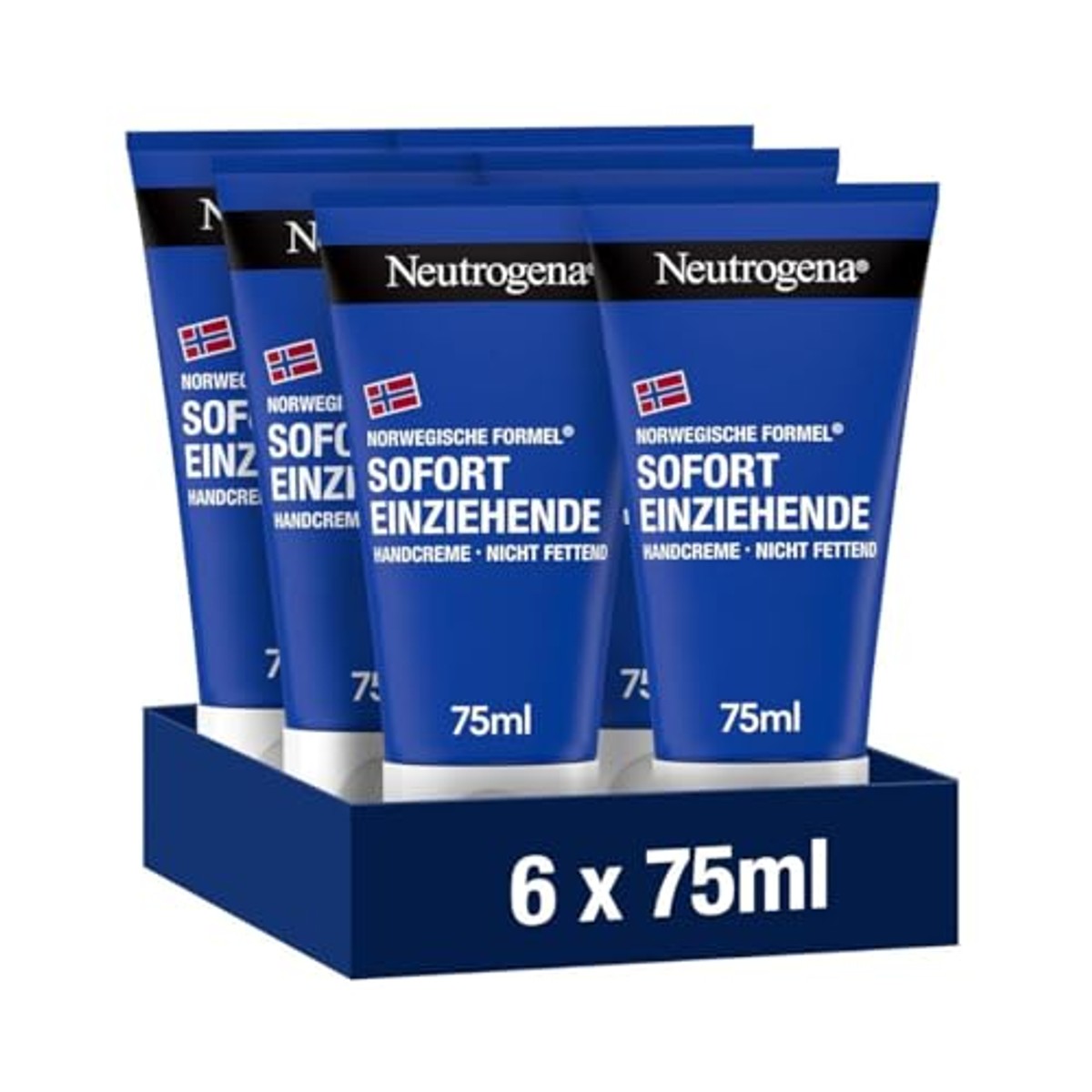 Neutrogena Direct Intrekkende Handcrème 6 x 75 ml – Neutrogena