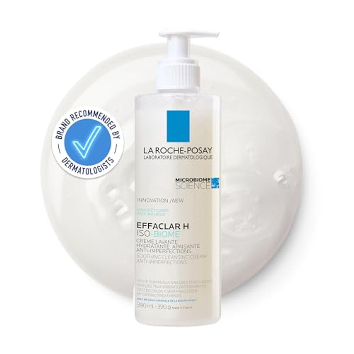 La Roche-Posay Effaclar H Iso-Biome Reinigingscrème Droge Huid 390 ml - 3-pack
