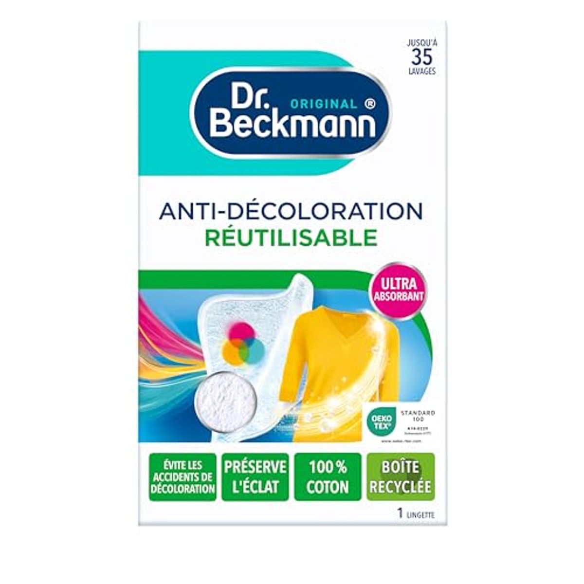 Dr. Beckmann Herbruikbare anti-verkleuringsdoek 1 x 35 wasbeurten – Dr. Beckmann