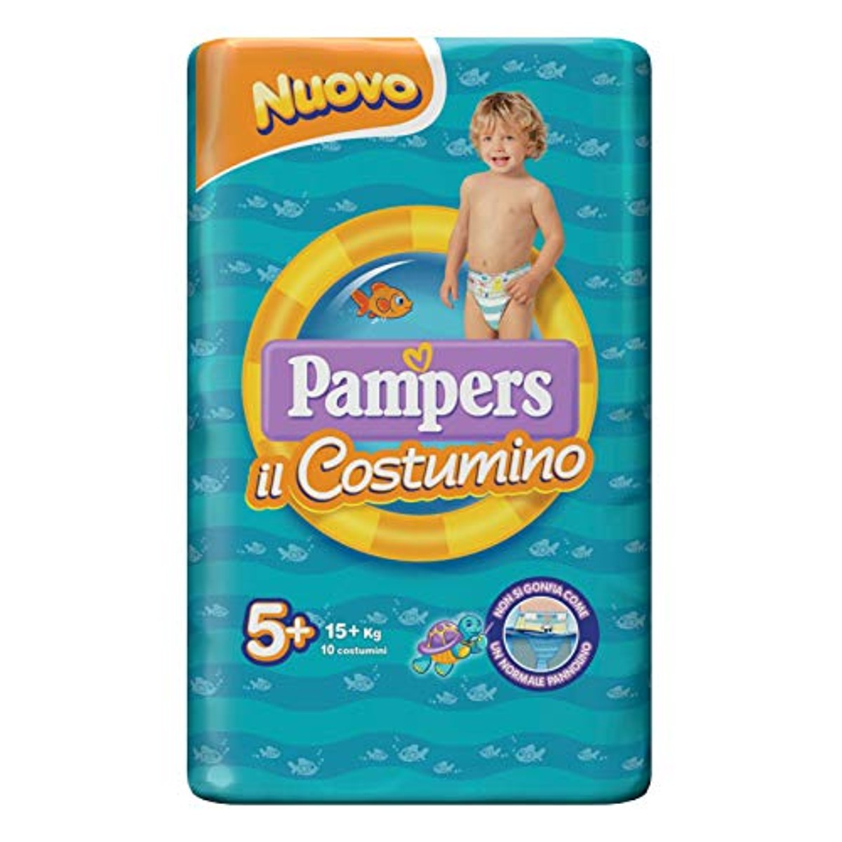 Pampers Badpak 20 luiers maat 5+ (15+ kg) - 3-pack