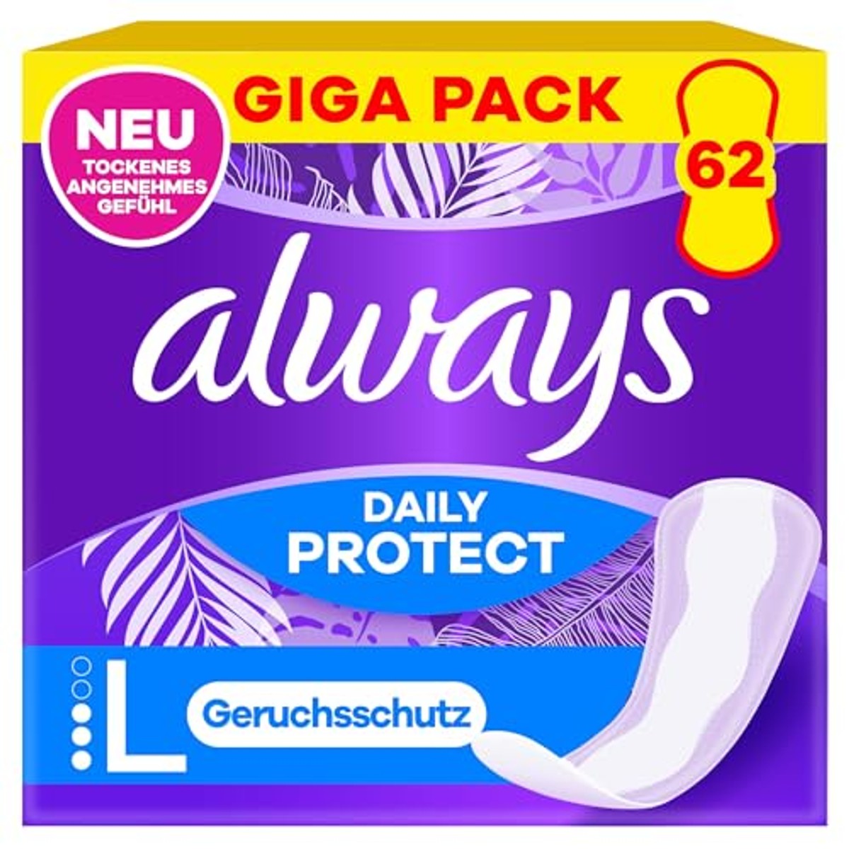 Always Daily Protect Long slipeinlagen lichte geur 62 stuks – Always