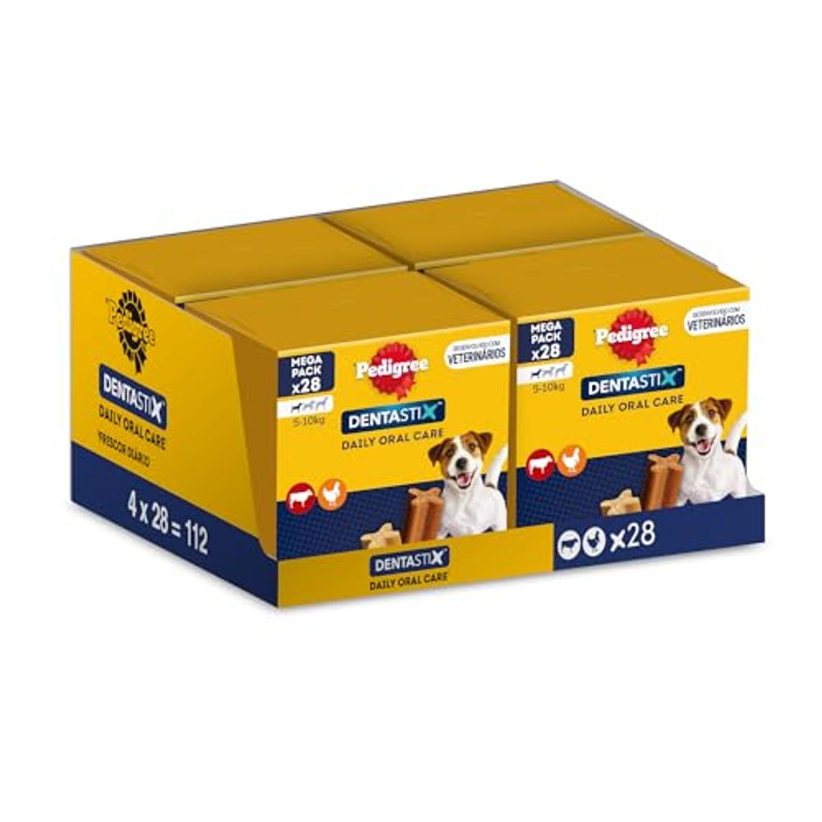 Pedigree Dentastix hondensnack kleine honden 4 x 28 stuks - 3-pack