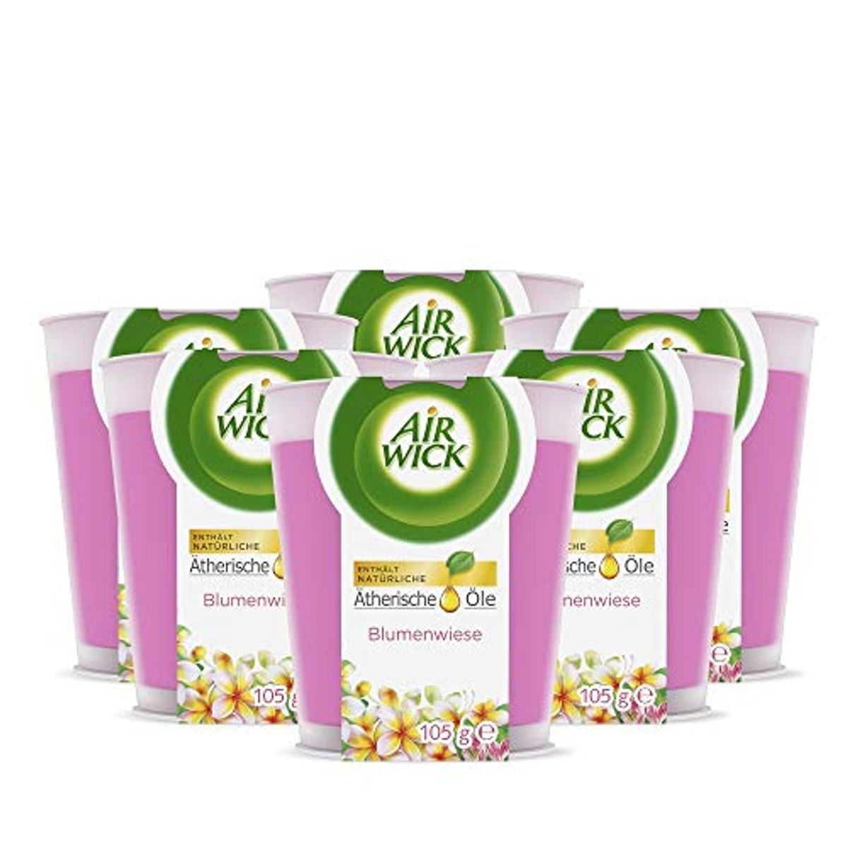 Air Wick Feel-Good Geurkaars bloemenweide 6 stuks – foto 2