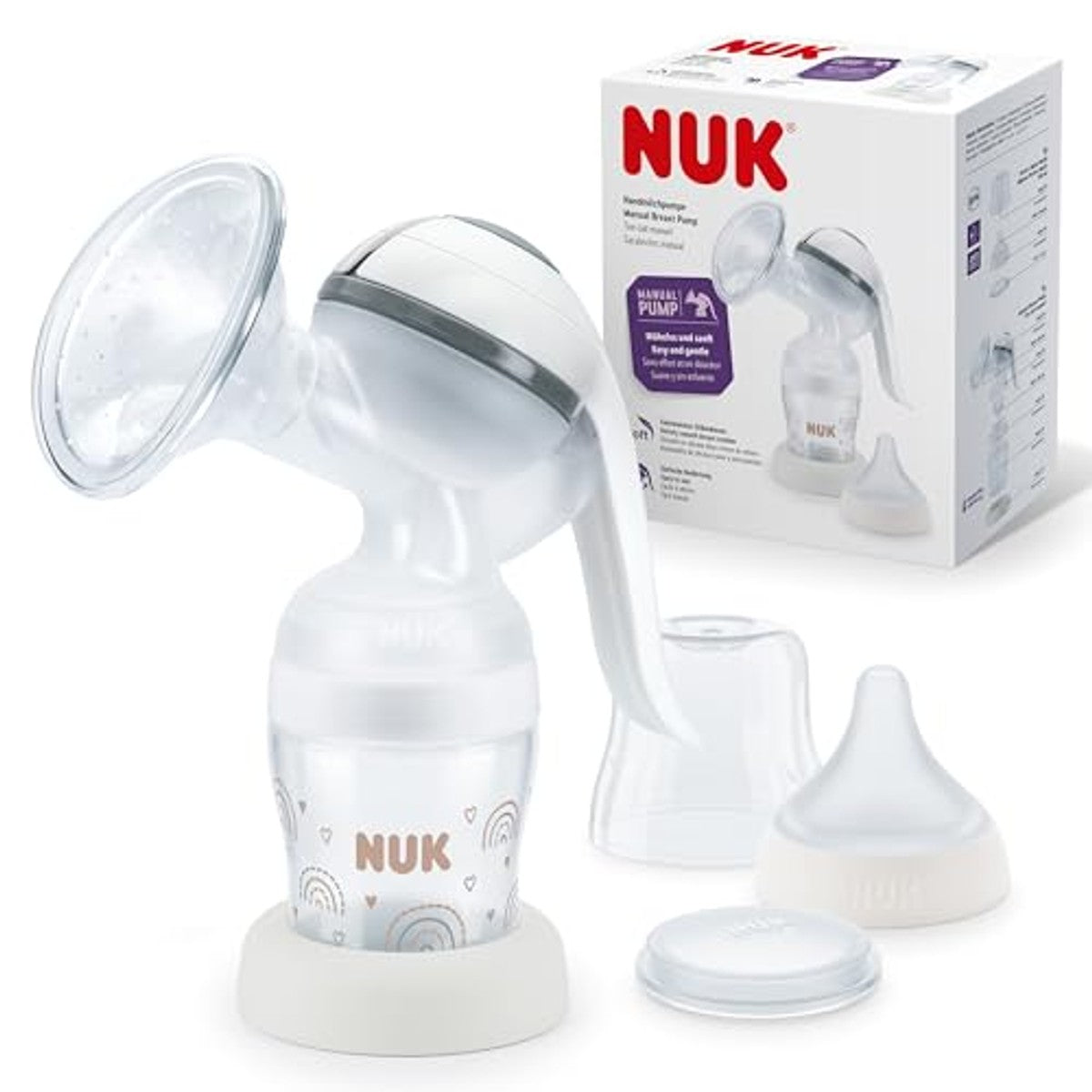 NUK Handmelkpomp met Perfect Match babyfles 3 x 150 ml - Voordeelverpakking