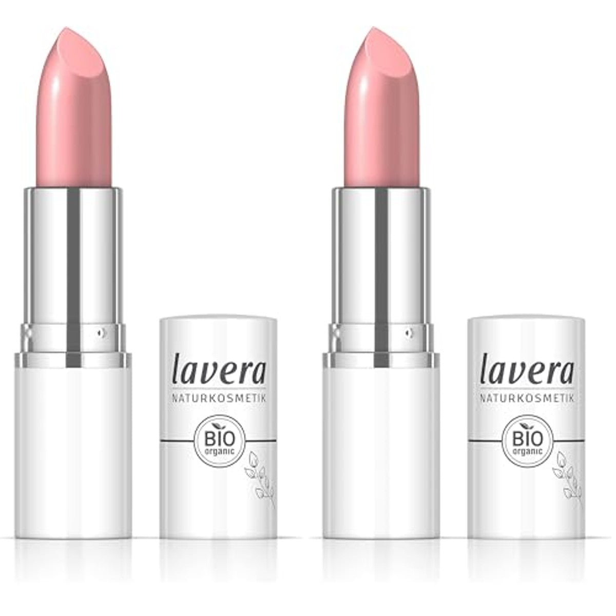 lavera Cream Glow Lipstick Peony 03 18 g (Pack van 2) – lavera