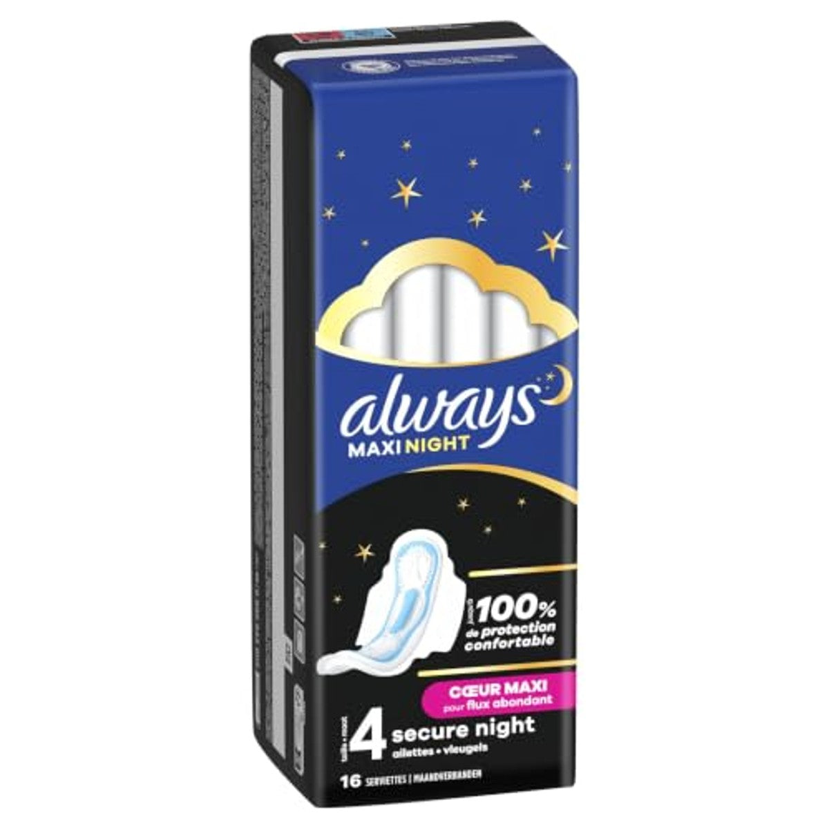 Always Maxi maandverband maat 3 nacht 16 doekjes - 6-pack