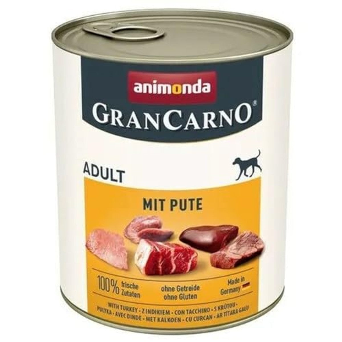 Animonda GranCarno natvoer hondenvoer kalkoen 800 g - 3-pack
