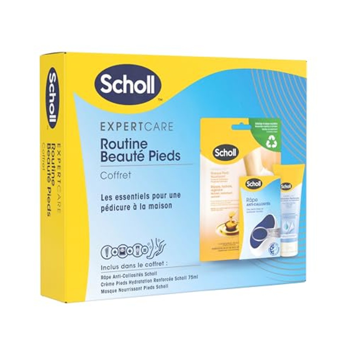 Dr. Scholl's Routine Beauté Pieds Set 3 x 75 ml - Voordeelverpakking – foto 2
