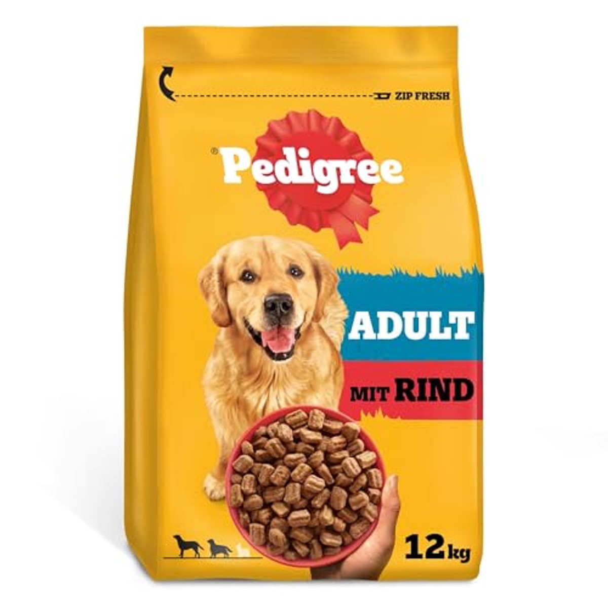 Pedigree Complete hondenvoer rundvlees en groenten 12 kg - 3-pack
