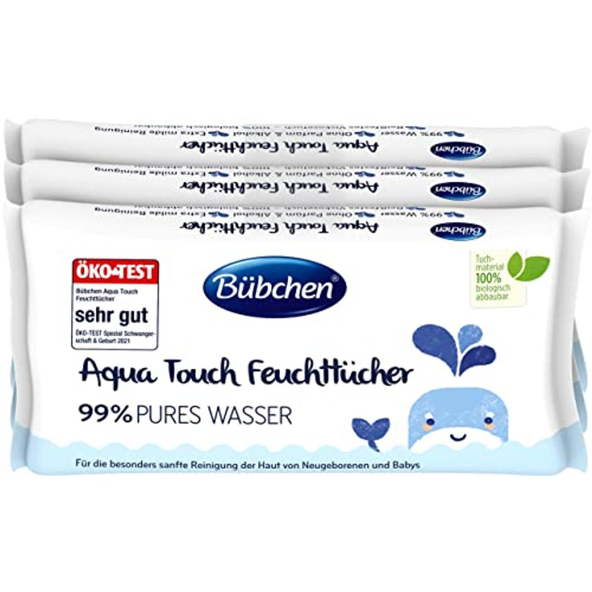 Bübchen Aqua Touch Vochtige Doekjes 144 stuks – Bübchen