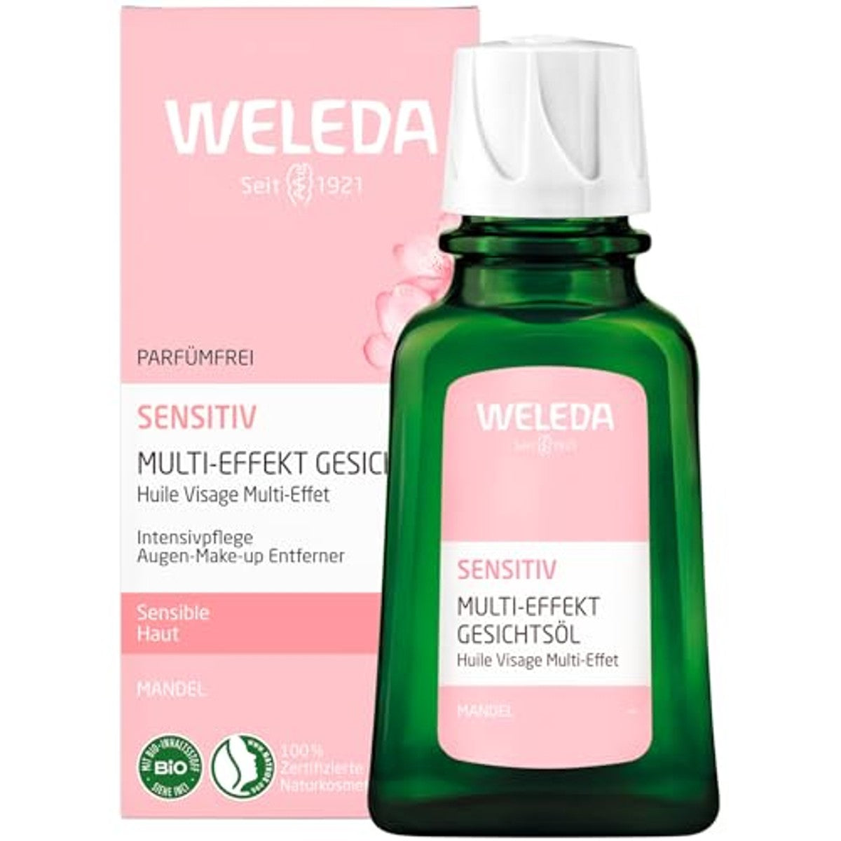 Weleda Amandel Gevoelige Gezichtsolie Kalmerend 50 ml - 3-pack
