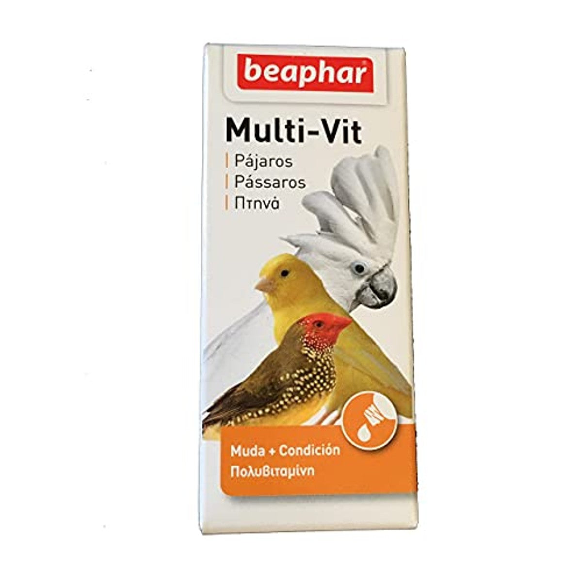 Beaphar Multi-Vit vogel multivitamine 20 ml - 6-pack