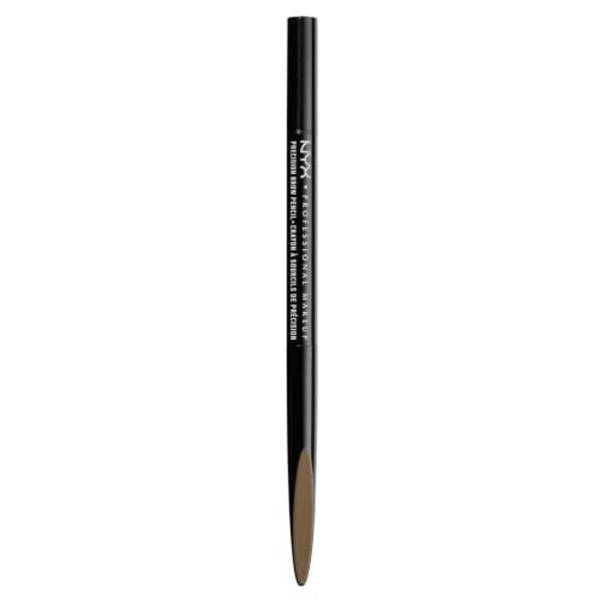 NYX Professional Makeup Precision Brow Pencil Wenkbrauwstift, dubbelzijdig met platte wenkbrauwstift en borstel, veganistische formule, kleur: espresso – NYX PROFESSIONAL MAKEUP