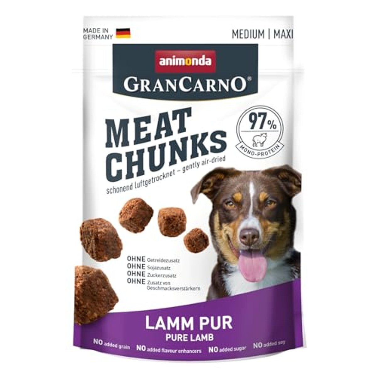 animonda Meat Chunks hondensnack lam puur 1 x 80 g - 6-pack – foto 2
