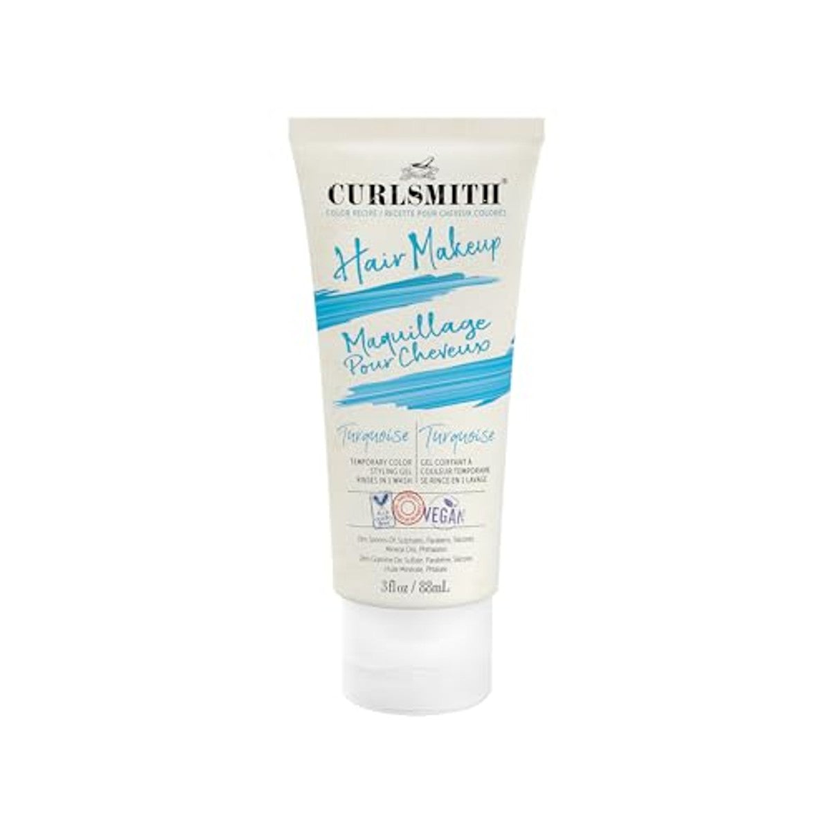 Curlsmith Haarmake-up Haarkleur- en Stylinggel Turquoise 90 ml - 6-pack