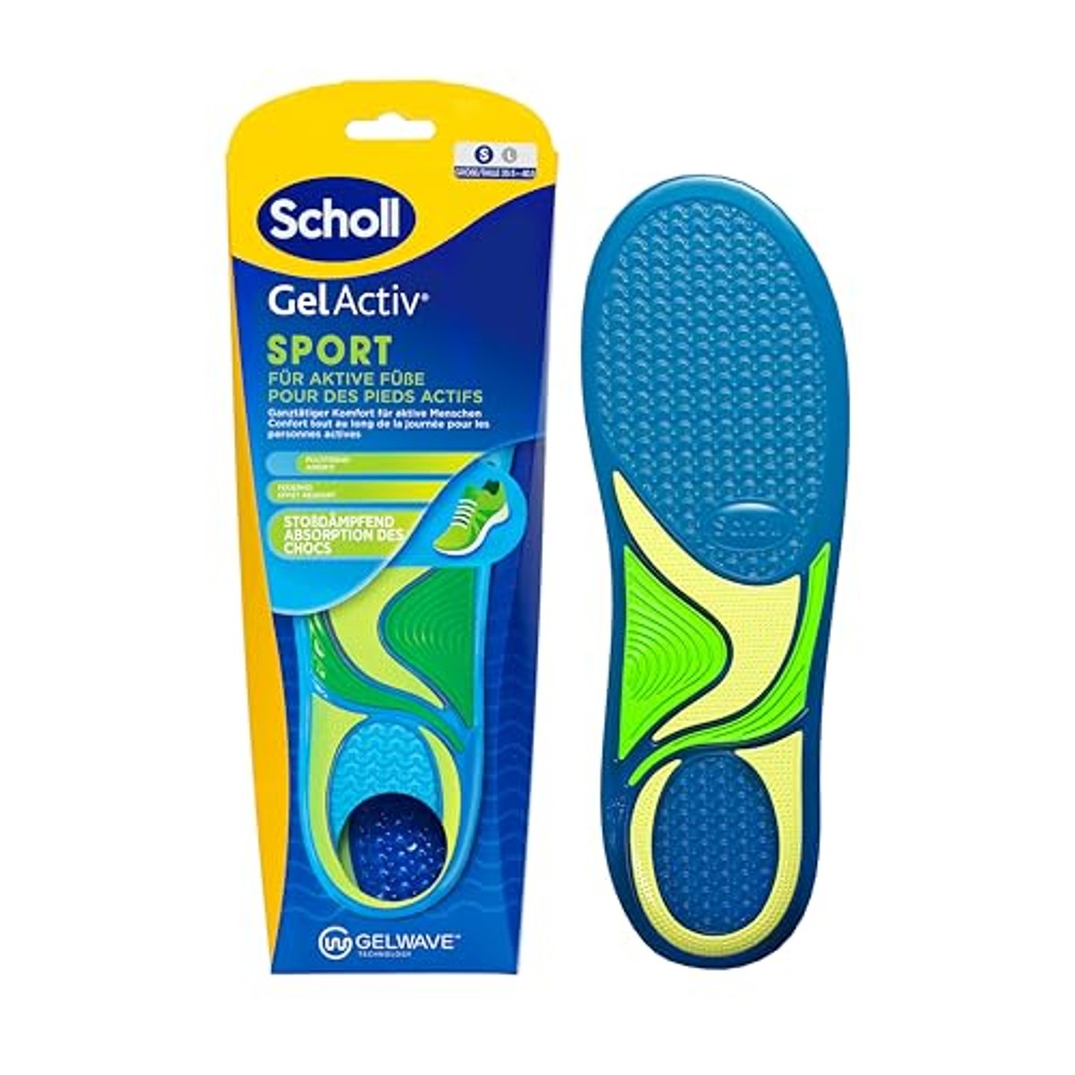 Dr. Scholl's GelActiv Sport-inlegzolen vrouwen 35,5-40,5 - 3-pack
