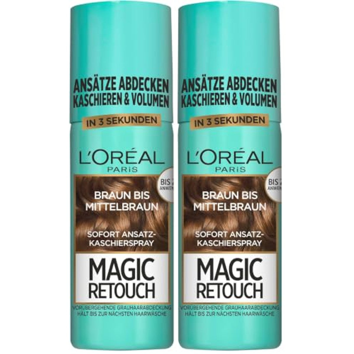 L'Oreal Paris Magic Retouch bruin tot middenbruin 2 stuks – L'Oreal Paris