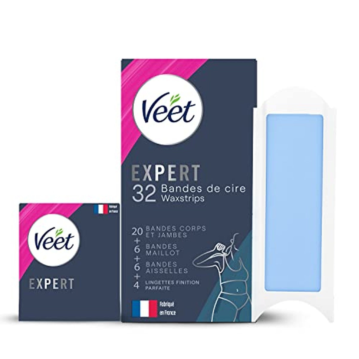 Veet Expert Koude Waxstrips Gevoelige Huid 6 x 32 stuks - Voordeelverpakking