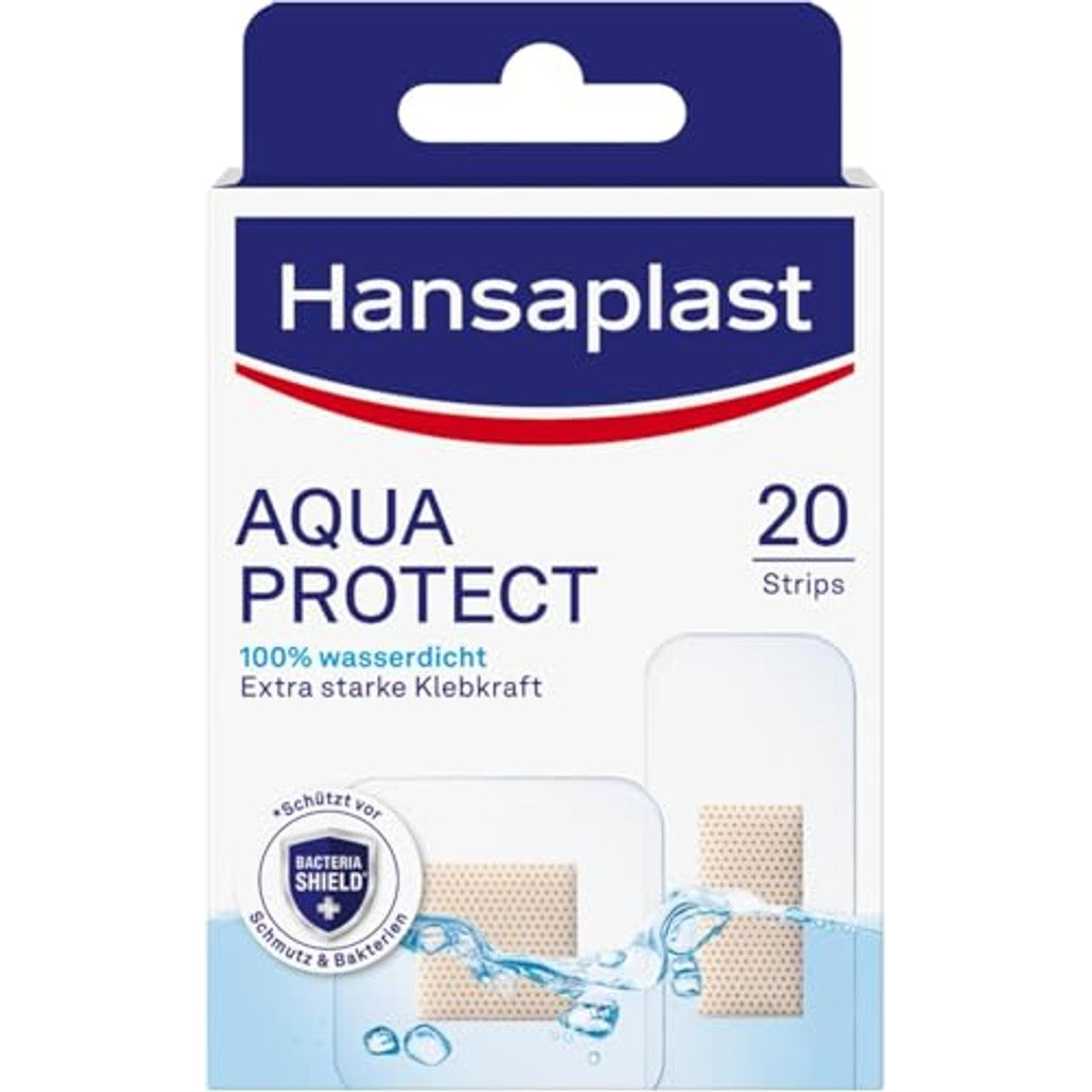 Hansaplast Aqua Protect waterdichte wondpleisters 20 strips – Elastoplast