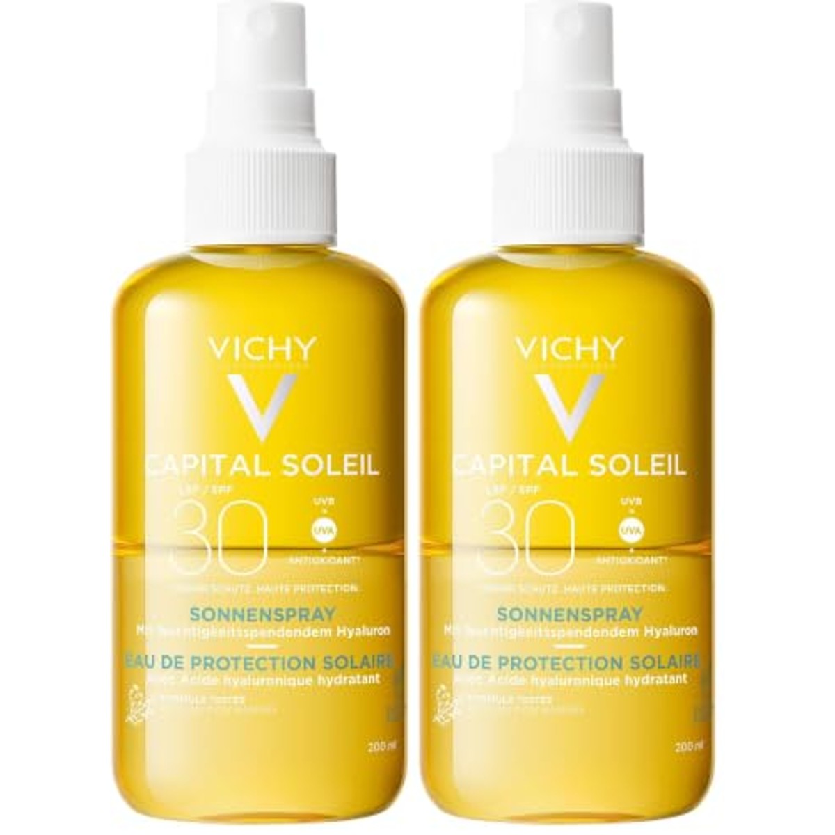 Vichy Capital Soleil Zonnespray met Hyaluron SPF 30 2 x 200 ml - 3-pack