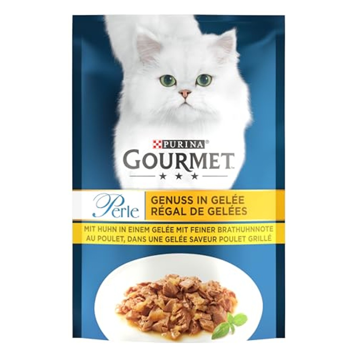 Gourmet Perle Genuss natvoer kattenvoer kip 26 x 85 g - 6-pack