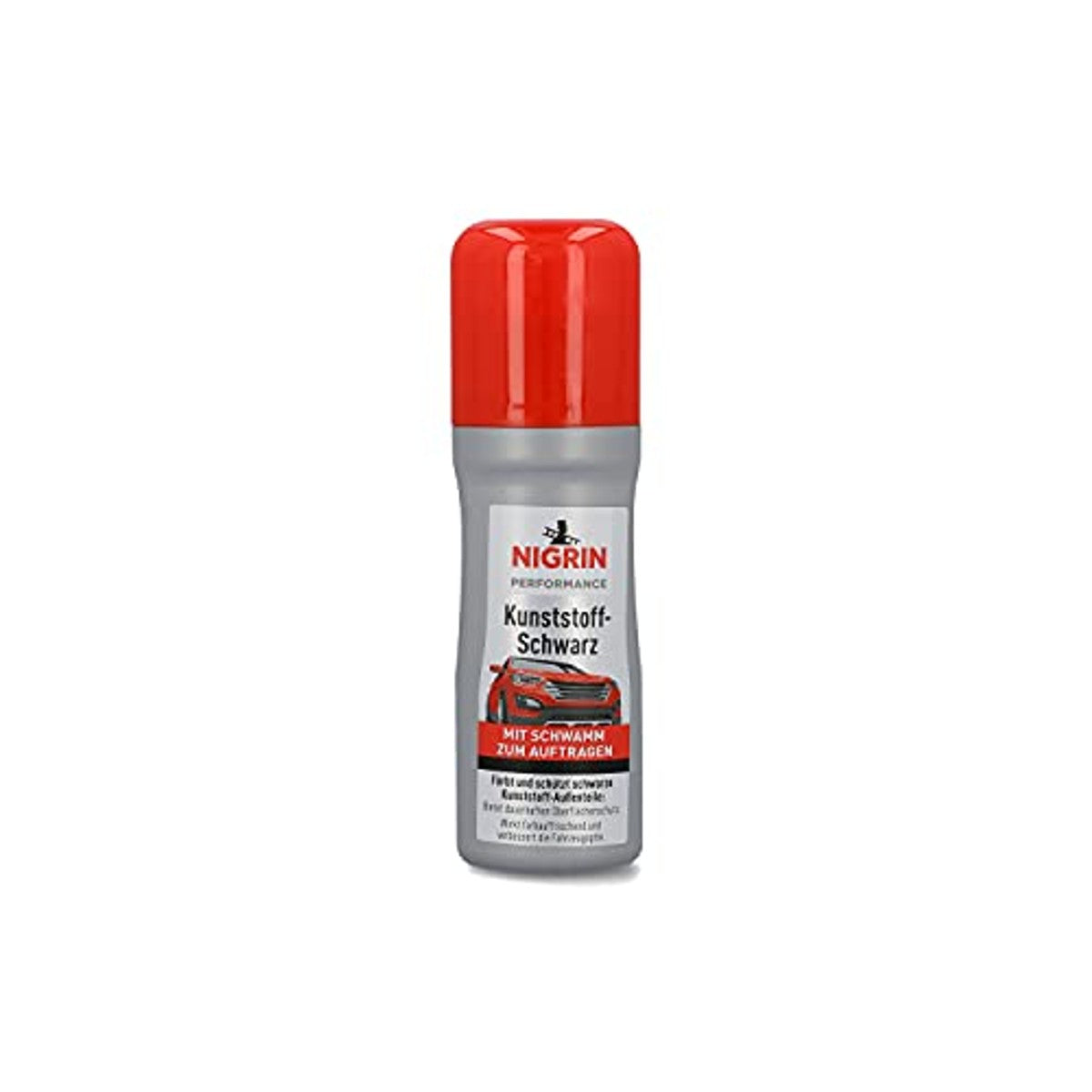 NIGRIN Performance Kunststof zwart 3 x 75 ml - Voordeelverpakking