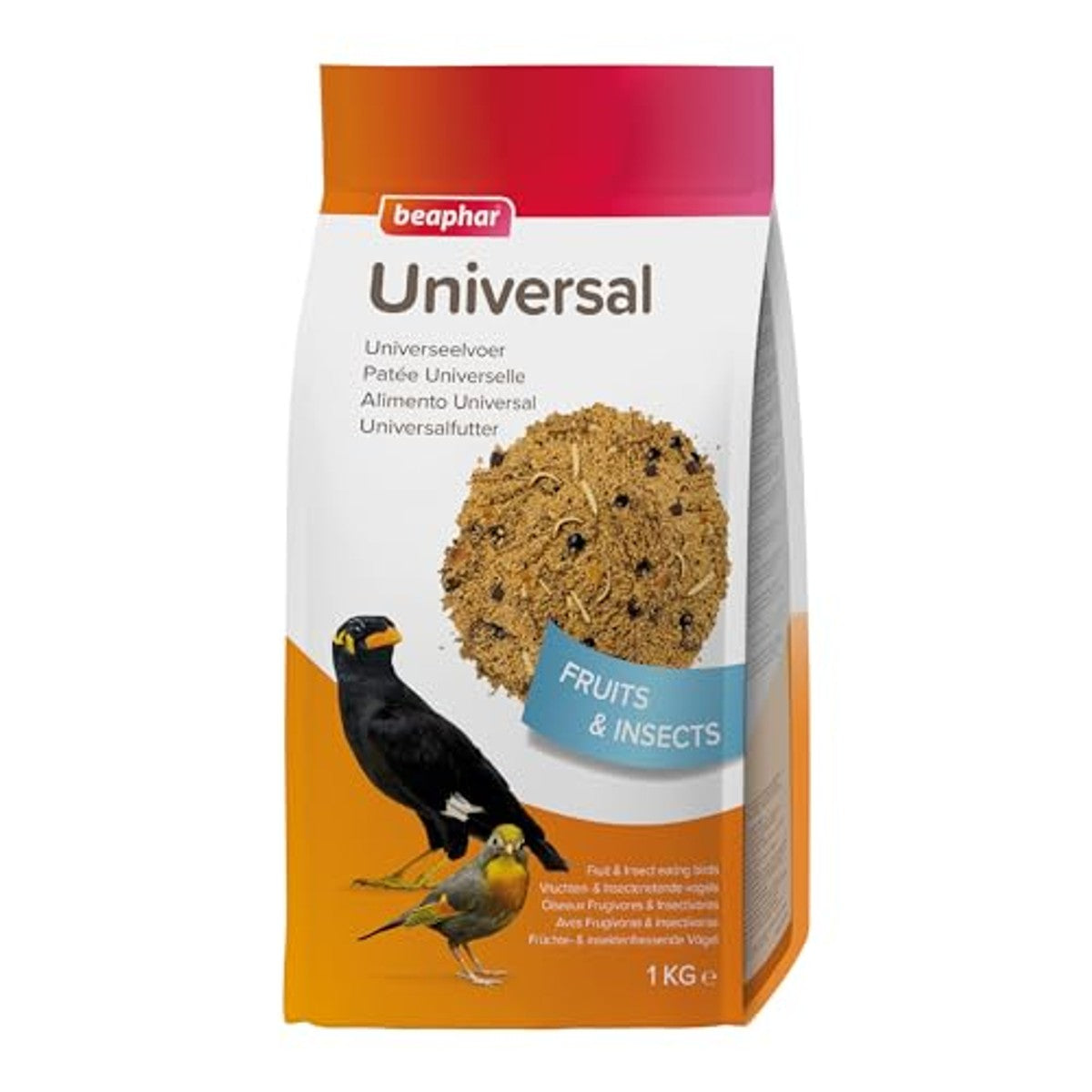 Beaphar Universele Voeding voor Vogels 1 kg - 6-pack