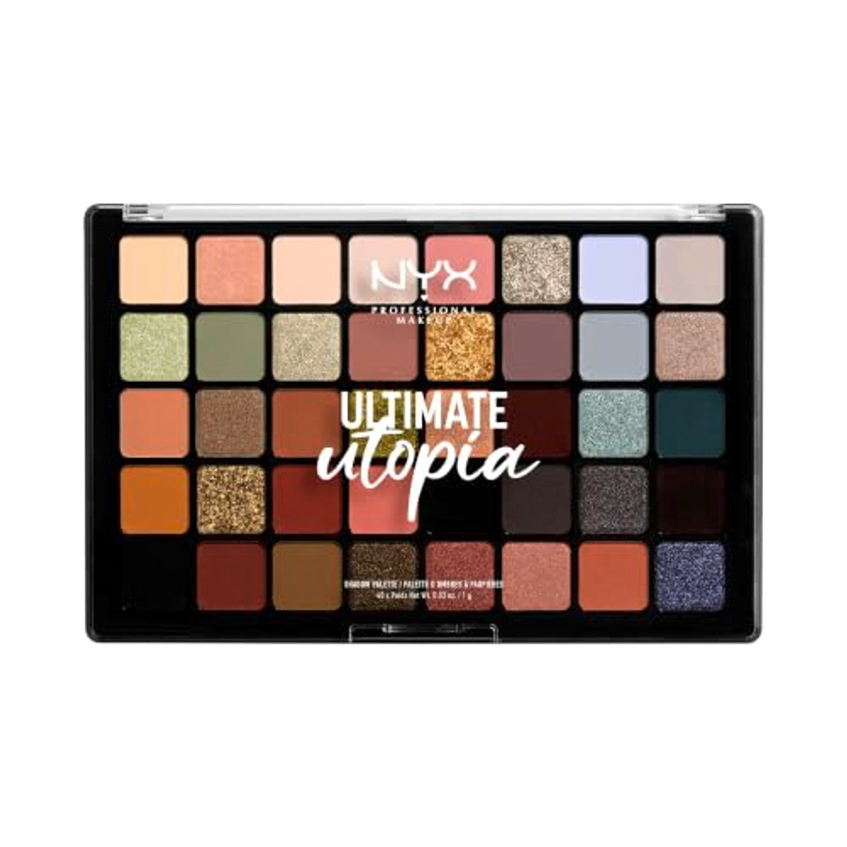 NYX PROFESSIONAL MAKEUP Ultimate Utopia oogschaduwpalet 40 nuances - 3 stuks