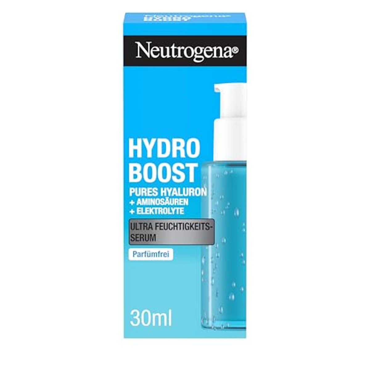 Neutrogena Hydro Boost parfumvrij ultra vochtserum 6 x 30 ml - Voordeelverpakking