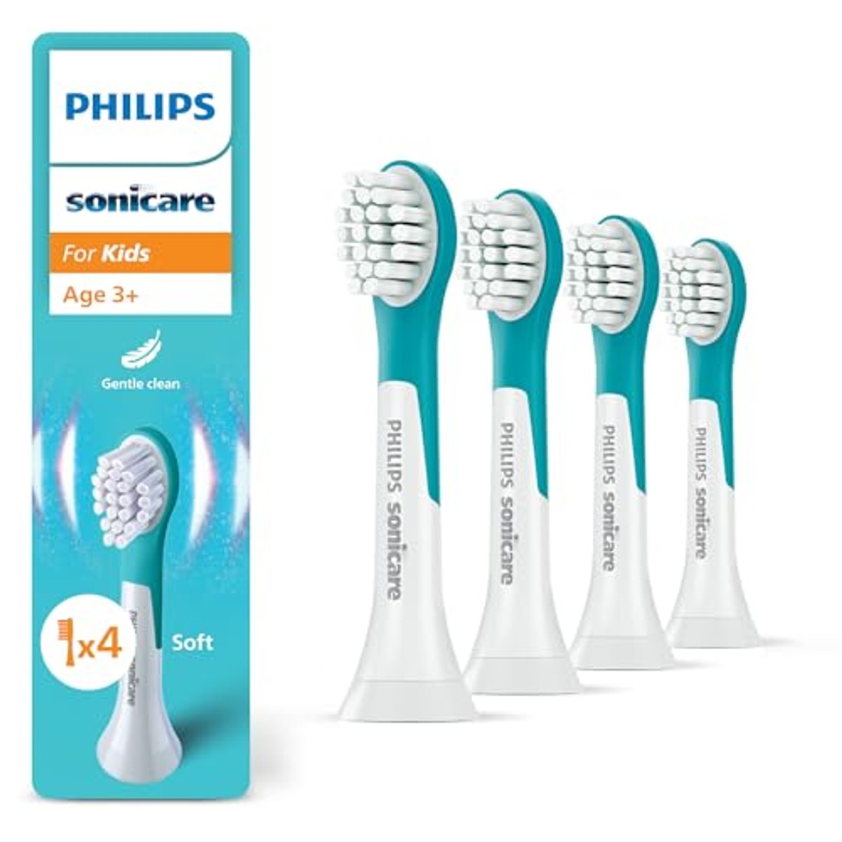 Philips Sonicare For Kids Opzetborstels vanaf 3 Jaar 4 stuks - 6-pack
