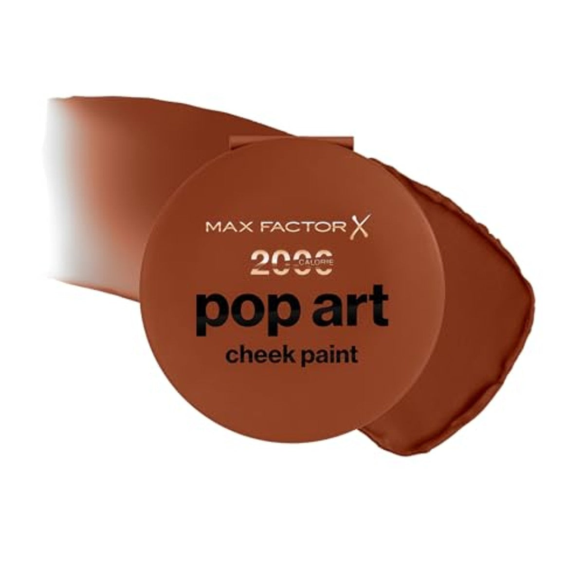 Max Factor 2000 Calorie Pop Art Cheek Paint Blush | Leicht aufzutragender Puder-Creme, elastische Formel, hochwirksame Farbe, mattes und schattiertes Finish, modulierbar – Max Factor