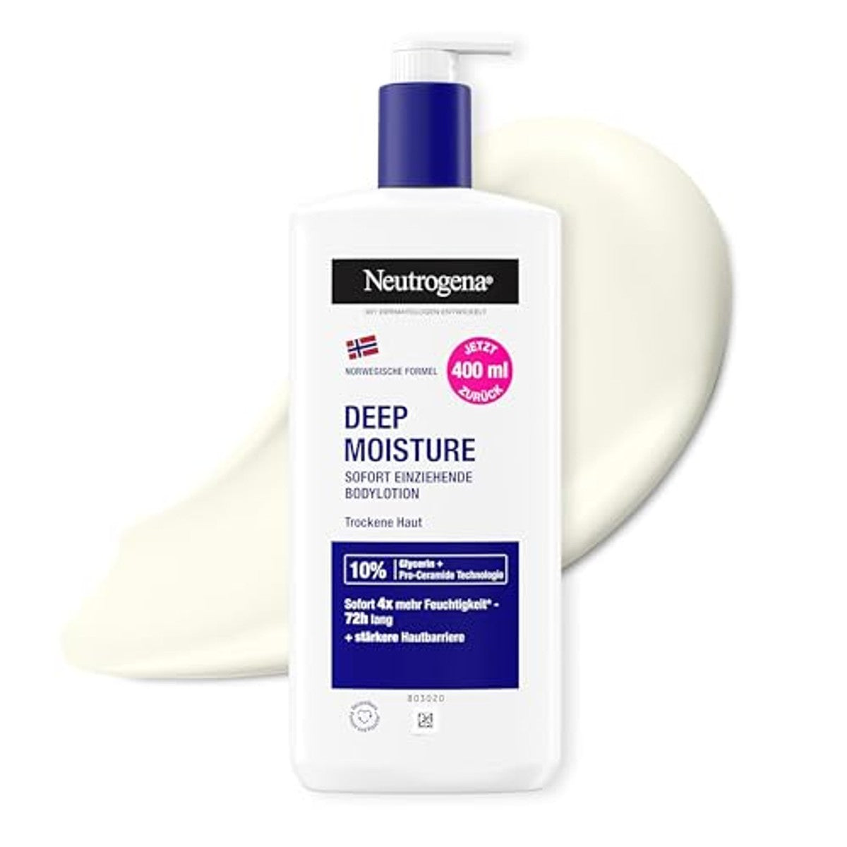 Neutrogena Noorse formule Deep Moisture Body Lotion 6 x 400 ml - Voordeelverpakking