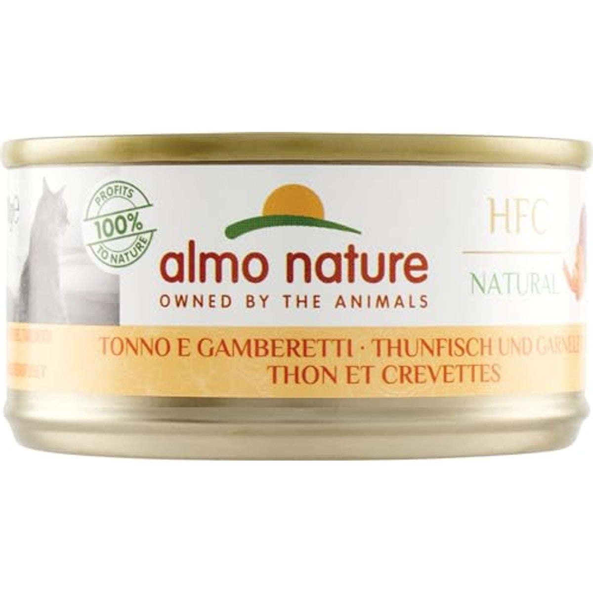 Almo Nature Kattenvoer Tonijn en Garnalen 70 g - 3-pack