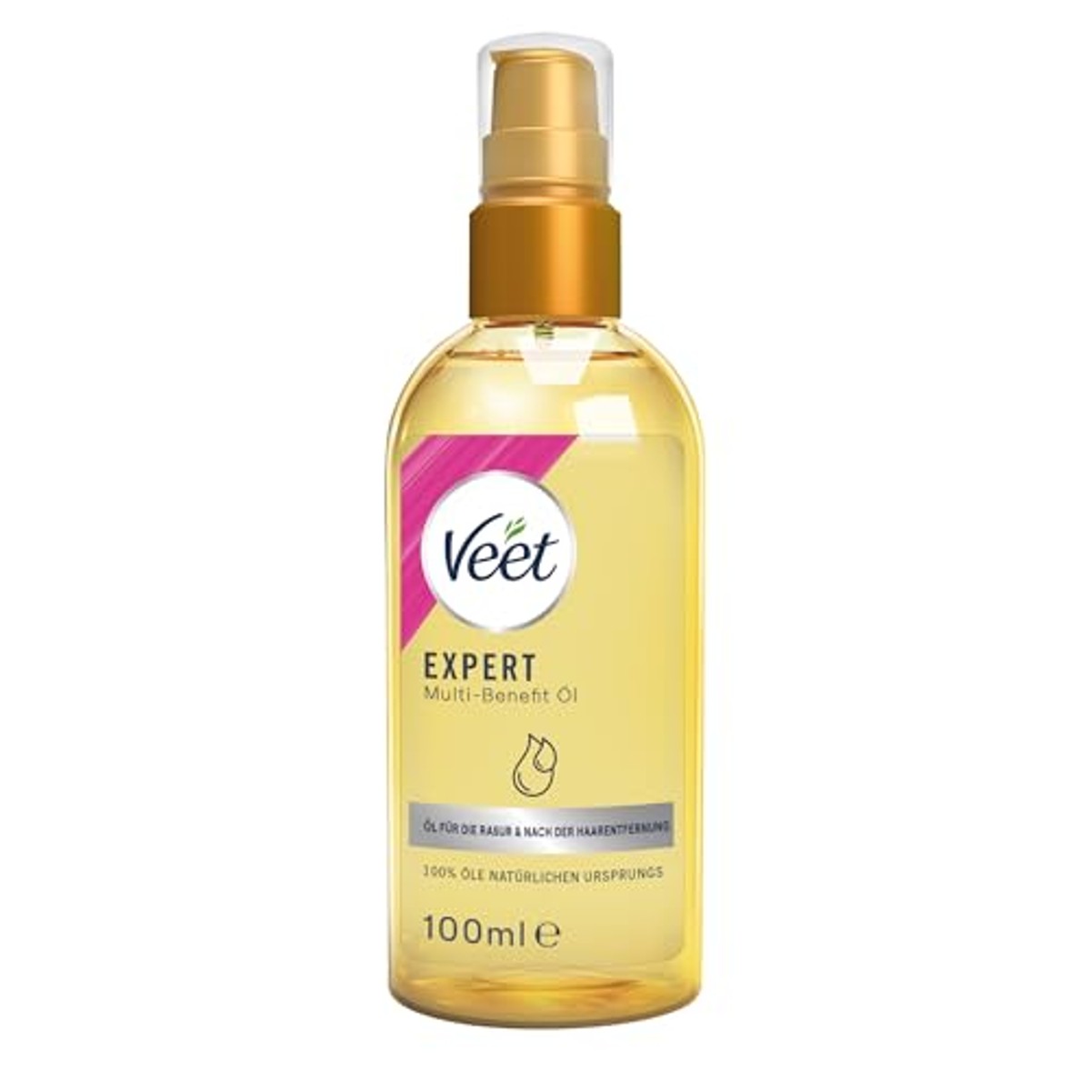 Veet Expert Multi-Benefit olie voor scheren en ontharen 3 x 100 ml - Voordeelverpakking