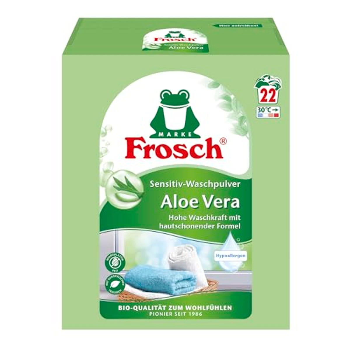 FROSCH Aloë Vera Sensitive waspoeder 3,432 kg – FROSCH