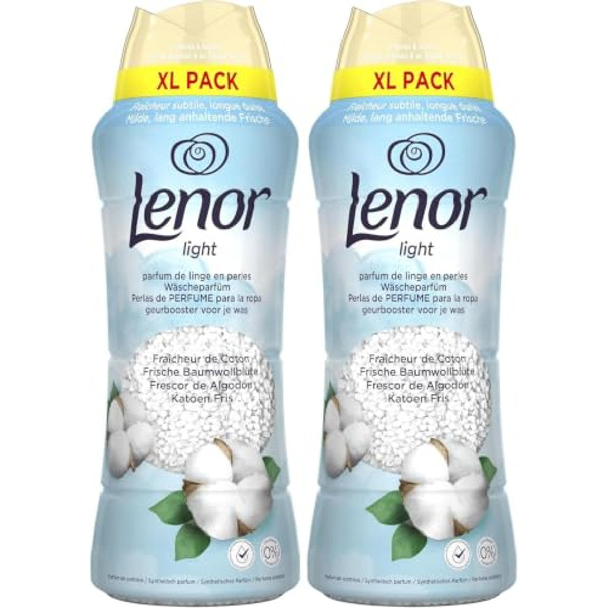Lenor Light Wasparfum Frisse Katoenbloesem 495 g (2 stuks) – Lenor