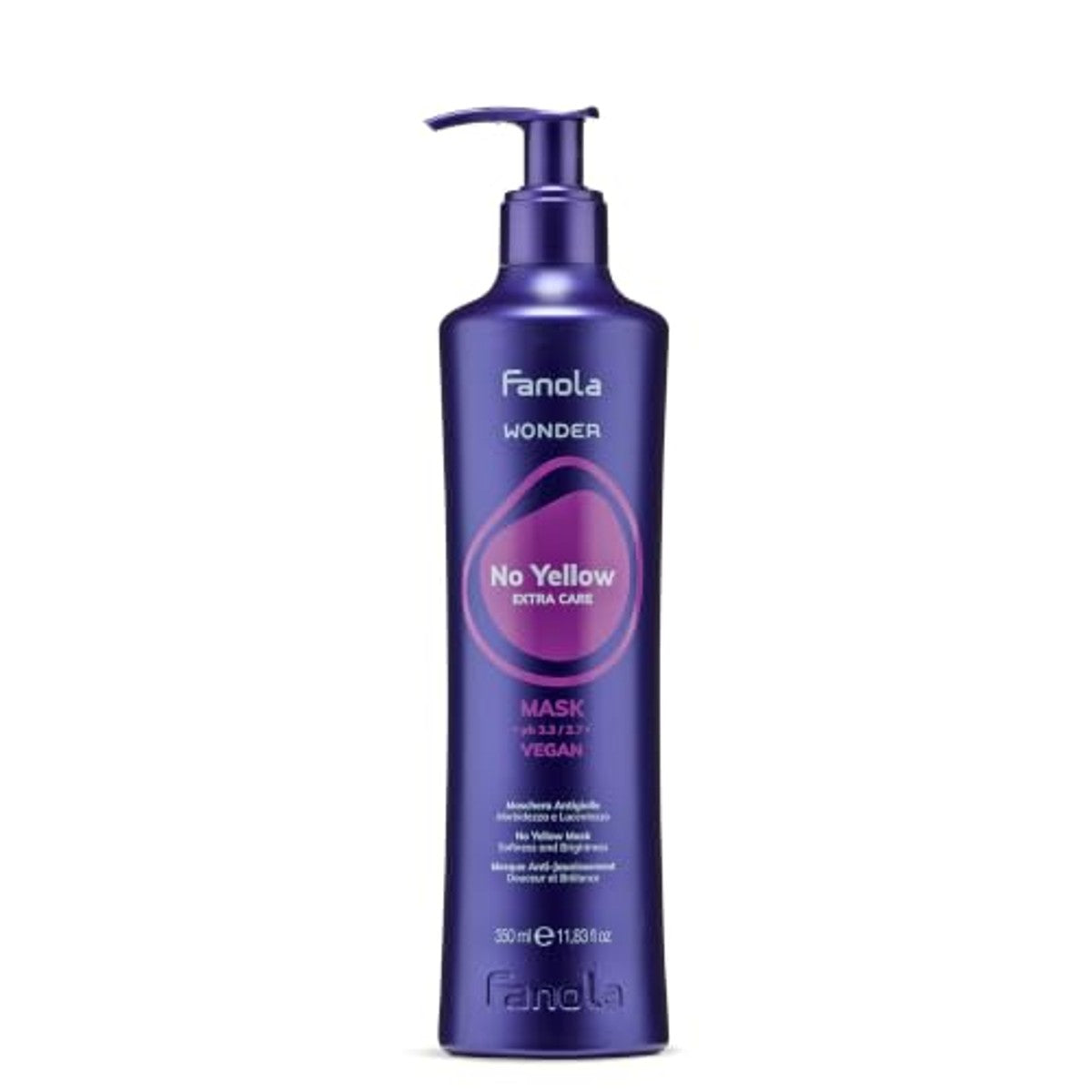 Fanola Wonder No Yellow Masker, anti-vergelingsmasker, 350 ml – FANOLA