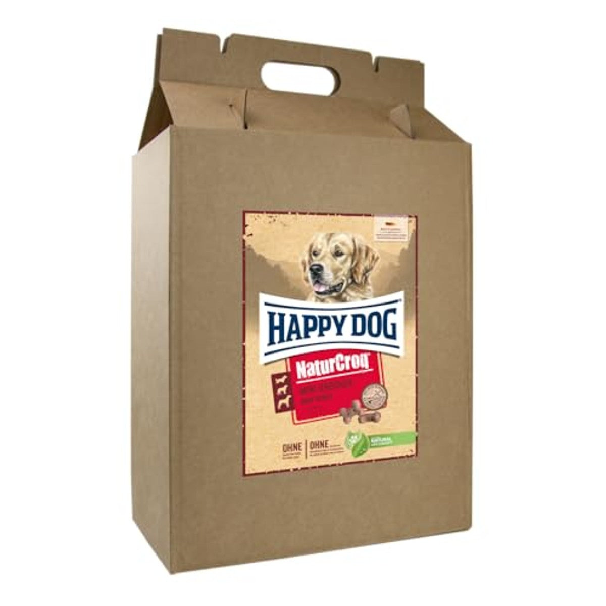 Happy Dog NaturCroq Mini bot hondensnack kip 5 kg - 3-pack