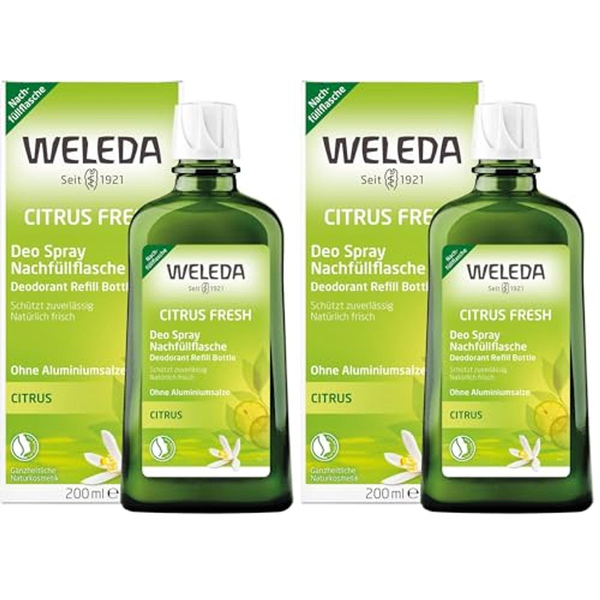 Weleda Bio Deodorant Citrus Fresh Navulfles 200 ml