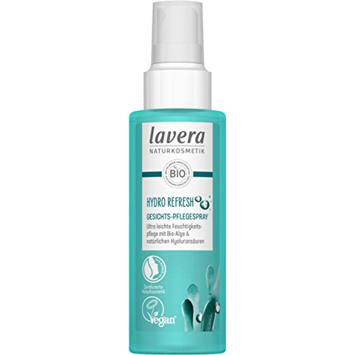lavera Hydro Refresh gezichtsspray algen & hyaluronzuur 6 x 100 ml - Voordeelverpakking – foto 2