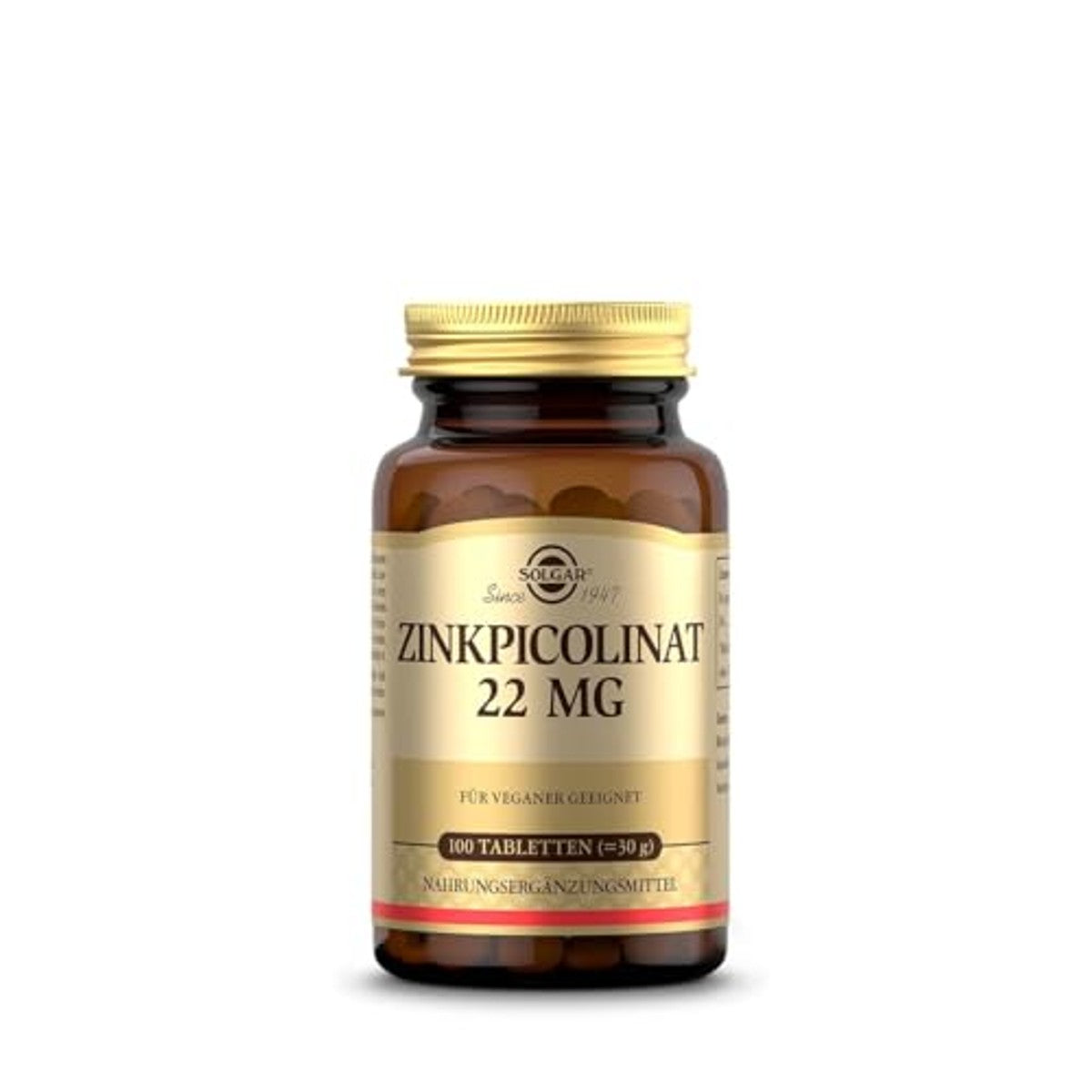 Solgar Zinkpicolinaat 100 Veganistische Tabletten - 3-pack