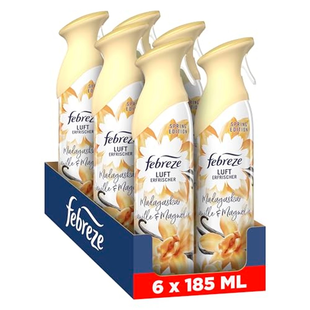 Febreze Luchtverfrisser Madagaskar vanille 6 x 185 ml – foto 2