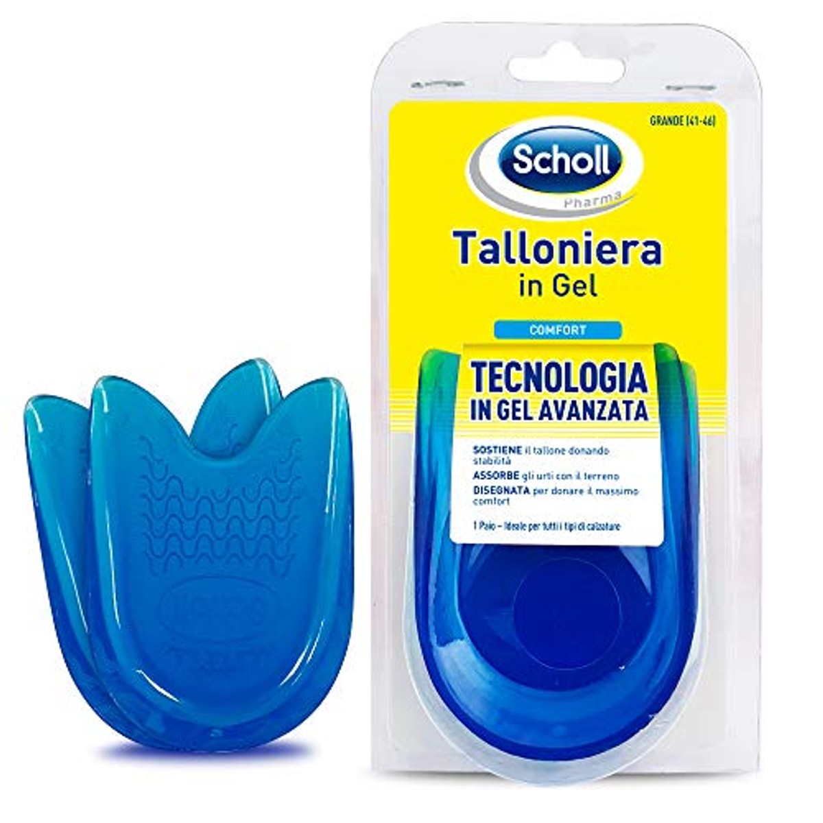 Dr. Scholl's Hielkussen comfort van gel, groot - 1 product - 6-pack