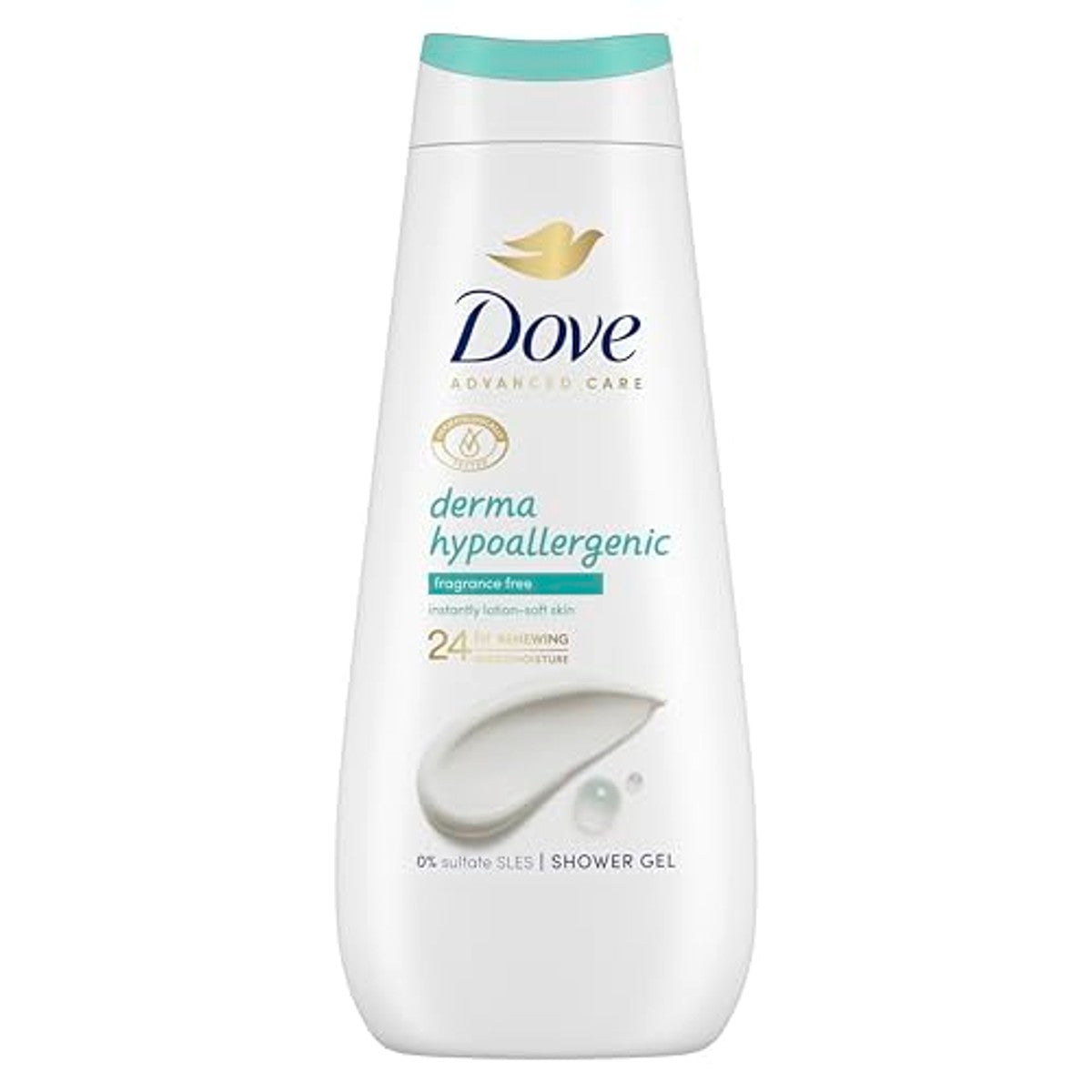 Dove Advanced Care Douchegel hypoallergeen zonder aroma's 3 x 400 ml - Voordeelverpakking