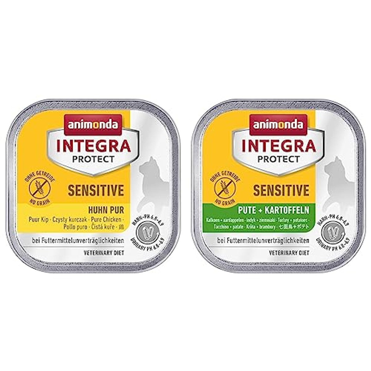 animonda Integra Protect dieet kattenvoer kalkoen + aardappel 16 x 100 g - 3-pack