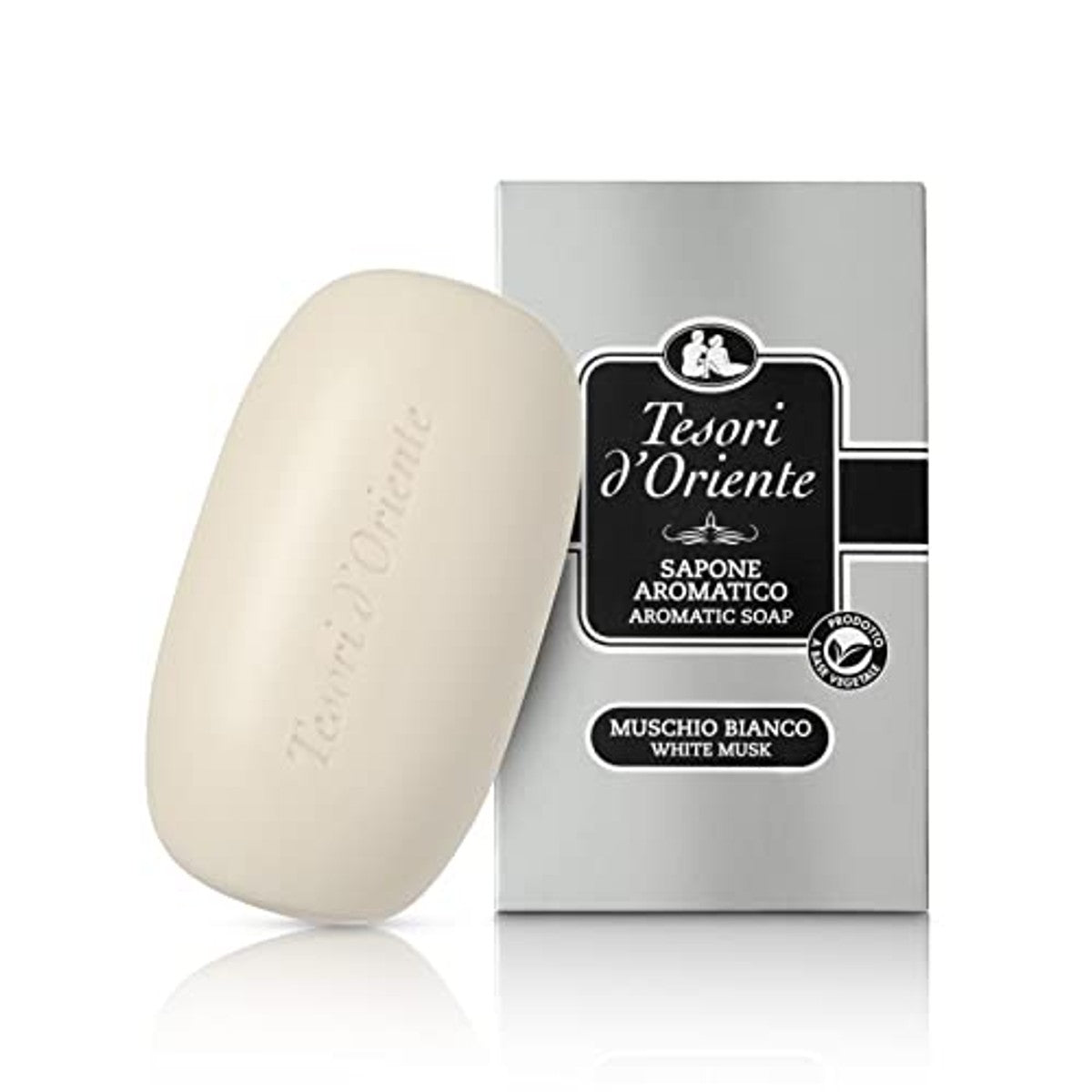 Tesori d'Oriente Aromatische vaste Zeep Witte Muskus 3 x 125 gram - Voordeelverpakking