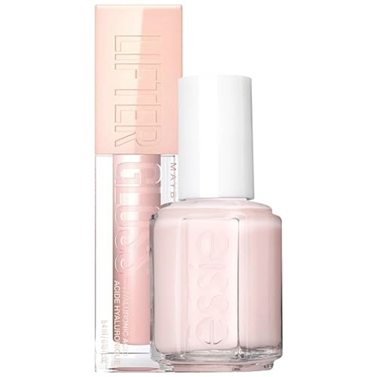 essie Nagellak 13,5 ml + Maybelline Lifter Gloss Ice 5,4 ml - 3 stuks