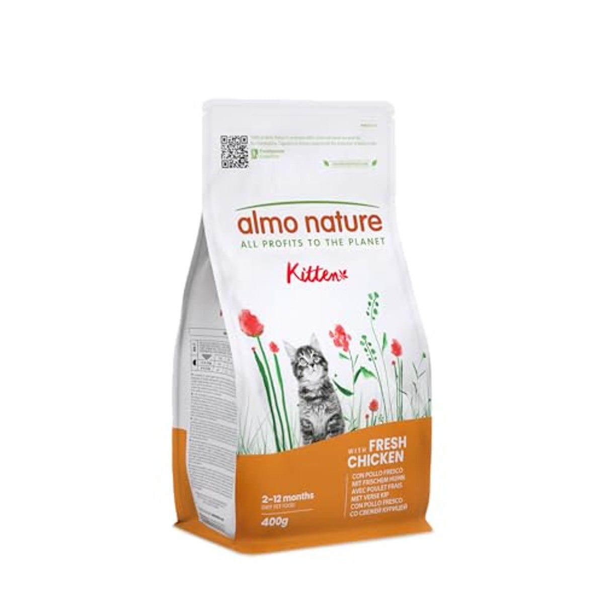Almo Nature Kitten Droogvoer Verse Kip 400 g - 6-pack